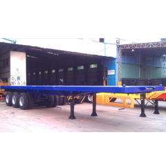 40 Feet Tir - Axle Platform Semi - Trailer