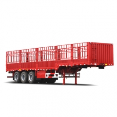 40 Feet Tri - Axle Platform Trailer (With Side Board and Roof Bow)