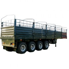 40 Feet Tri - Axle Platform Trailer (With Side Board and Roof Bow)